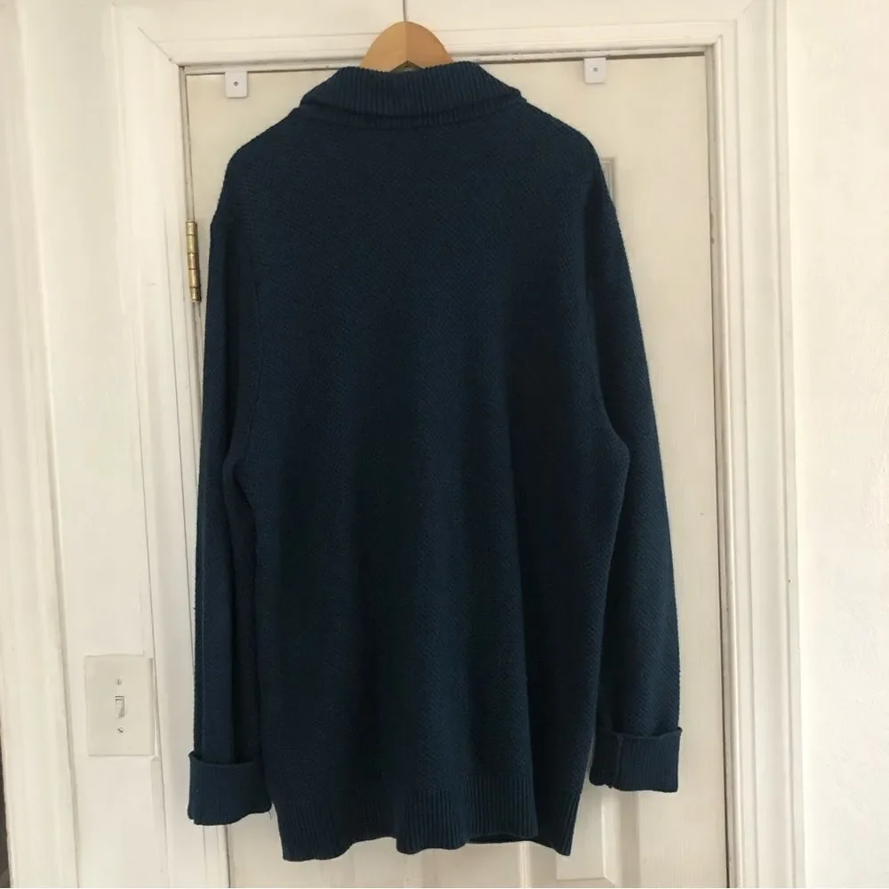 Banana Republic 100% cotton heavy weight button down cardigan academic style